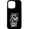 Gamer Coole Sprüche Lustiges Fun Shirt C Custodia per iPhone 15 Pro Max Chill Bro Cooler Tapir Occhiali da sole Fun Scritta Divertente Gamer