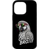 Gamer Coole Sprüche Lustiges Fun Shirt C Custodia per iPhone 14 Pro Max Chill Bro Cooler pappagallo occhiali da sole con scritta divertente giocatore
