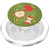 Applecore Whimsy Twee Apple y2k Graphic y2k Apple Kawaii Cute Vintage 90s Retro Summer Teen PopSockets PopGrip per MagSafe