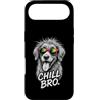 Gamer Coole Sprüche Lustiges Fun Shirt C Custodia per iPhone Air Chill Bro Cool Cane Occhiali da Sole Fun Scritta Divertente Gamer