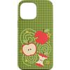 Applecore Whimsy Twee Apple y2k Graphic Custodia per iPhone 13 Pro Max y2k Apple Kawaii Cute Vintage 90s Retro Summer Teen