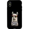 Gamer Coole Sprüche Lustiges Fun Shirt C Custodia per iPhone X/XS Chill Bro Cooler Lama Alpaca Occhiali da sole Fun Scritta Gamer