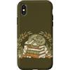 Dragon Bookstack Fantasy Apparel Custodia per iPhone X/XS Dragon Reader Fantasy Books Lover Cottagecore Art