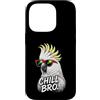 Gamer Coole Sprüche Lustiges Fun Shirt C Custodia per iPhone 14 Pro Chill Bro Cool Kakadu Occhiali da sole con scritta divertente Gamer
