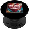 German Shepherd Puppy Lover PS Il mio cane è il mio San Valentino Pastore Tedesco Street Graffiti PopSockets PopGrip Adesivo
