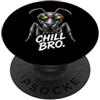 Gamer Coole Sprüche Lustiges Fun Shirt C Chill Bro Cooler Ameise Occhiali da sole con scritta divertente Gamer PopSockets PopGrip Adesivo