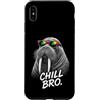 Gamer Coole Sprüche Lustiges Fun Shirt C Custodia per iPhone XS Max Chill Bro Cooler Walross Walrus Occhiali da sole con scritta Gamer