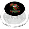 Juneteenth 1865 Design Co Giugno 1865 Orgoglio Black History Freedom PopSockets PopGrip per MagSafe