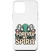 Deep Sea Spirit Designs Custodia per iPhone 12 mini Design Polpo Spirito Animale - Illustrazione Kraken Mare