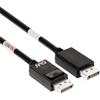 Club 3D Cavo DisplayPort 2.1 bidirezionale VESA DP80 certificato 4K120Hz, 8K60Hz o 10K30Hz M/M 1.2m/3.94ft