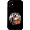 Funny Labrador Roller Coaster Shirt Dog Custodia per iPhone 11 Divertente Labrador Roller Coaster Dog Meme Cute Ride
