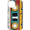 Cassette vintage bande magnétique 1980 P Cassette audio musica retrò anno 1980-80s mix best of Custodia per iPhone 14