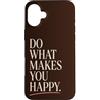 Positive Mood Club Custodia per iPhone 16 Plus Scegli la tua gioia Motivazione minimalista