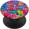 Sunset Vibe Co. Miami Aerografo Tramonto Tropicale Farfalle Beach Art PopSockets PopGrip Adesivo