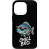 Gamer Coole Sprüche Lustiges Fun Shirt C Custodia per iPhone 13 Pro Chill Bro Cool Fish Occhiali da sole con scritta divertente