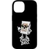 Gamer Coole Sprüche Lustiges Fun Shirt C Custodia per iPhone 14 Chill Bro Cooler - Sacco per aspirapolvere con occhiali da sole e scritta Gamer