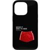 Art Pop Mobile Gallery Custodia per iPhone 13 Pro Abbigliamento sportivo Move It Text Side