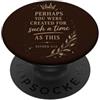 Christian Women Queen Bible Verse Faith Forse sei stato creato per un tempo come questo PopSockets PopGrip Adesivo