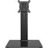 Hemuduplus Supporto TV da Tavolo, Piedistallo TV Universale 13 a 32 Pollici, Supporto Monitor Girevole 100º, Staffa Monitor Scrivania Regolabile in Altezza, Rotazione, Staffa Schermo fino a 35kg