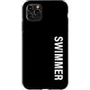 Funny Swimmer Tees & Gifts Custodia per iPhone 11 Pro Max Nuotatore verticale