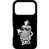 Gamer Coole Sprüche Lustiges Fun Shirt C Custodia per iPhone 17 Pro Chill Bro Cooler - Bottiglia da letto con occhiali da sole, con scritta divertente