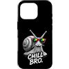 Gamer Coole Sprüche Lustiges Fun Shirt C Custodia per iPhone 16 Pro Chill Bro Cool Lumaca Occhiali da Sole Scritta Divertente Gamer
