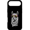 Gamer Coole Sprüche Lustiges Fun Shirt C Custodia per iPhone Air Chill Bro Cooler Lama Alpaca Occhiali da sole Fun Scritta Gamer