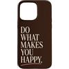 Positive Mood Club Custodia per iPhone 15 Pro Max Scegli la tua gioia Motivazione minimalista