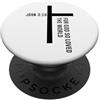 John 3 16 Christian Motivational Bible S God So Loved The World John 3 16 Versetto Biblico Croce Cristiana PopSockets PopGrip Adesivo