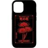 Red Spider Lily Flower Manga Aesthetic A Custodia per iPhone 12/12 Pro Giapponese Ragno Giglio Anime Merch Gotico Grunge Fiore Otaku