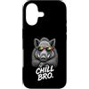 Gamer Coole Sprüche Lustiges Fun Shirt C Custodia per iPhone 17 Chill Bro Cooler - Occhiali da sole con cinghiale e scritta divertente