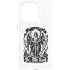 Archangel Michael Christian Warrior Fait Custodia per iPhone 15 Pro St Michael Quis Ut Deus Arcangelo Protettore