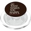 Positive Mood Club Scegli la tua gioia Motivazione minimalista PopSockets PopGrip per MagSafe
