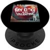 Husky Puppy Lover PS Il mio cane è il mio San Valentino Husky Street Graffiti PopSockets PopGrip Adesivo