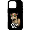 Gamer Coole Sprüche Lustiges Fun Shirt C Custodia per iPhone 16 Pro Chill Bro Cool Cammello Occhiali da Sole Fun Scritta Divertente Gamer