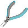 The Beadsmith Pinze a becco semicircolare Simply modern di The Beadsmith, 145 mm, con testa in acciaio lucido, comode impugnature sagomate e doppia molla a balestra, strumento per la creazione di gioielli.