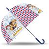 Kids Licensing - Ombrello Trasparente Manuale tipo Campana 46 cm Paw Patrol per Bambini