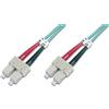ACT 1,5 metri LSZH Cavo patch in fibra multimodale 50/125 OM4 duplex con connettori SC