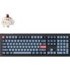 Keychron Tastiera meccanica senza fili Keychron V6 Max QMK/VIA, layout QWERTY US - Gateron Jupiter Brown V6M-D3