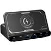 BlitzWolf Blitzwolf BW-S27 160W, 2xUSB-A, 4xUSB-C, 15W wireless charger (black)