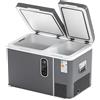 Outsunny Frigorifero Portatile Elettrico con Compressore 35L, Doppia Zona, Controllo App, Luce e LED Display, per Auto e Campeggio, Nero | Aosom Italy