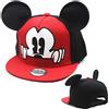YGCHEN Bambini Berretto da Baseball Mouse Cappello Baseball Cappellino da Baseball Regolabile Cappelli Topolino Baseball cap con Orecchio Berretto Baseball Cappellini
