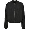 URBAN CLASSICS Giacca Donna, Giacca in Poliestere Riciclato, Maniche Pipistrello, Giacca Idrorepellente, Bomber con Zip, Taglie XS - 5XL