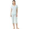 Noidinotte; more than pyjamas Noidinotte - Pigiama Donna Estivo in Cotone Articolo Essential - 50 Verde
