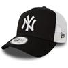 New Era Clean Trucker York Yankees Snapback cap, Uomo, Black White, OSFA (55.8 cm - 60.6 cm)