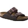BIRKENSTOCK Sandali Arizona soft footbed e pelle oliata - Birkenstock