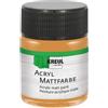 KREUL 75507 - Vernice acrilica opaca, ocra in barattolo da 50 ml, vernice a base d'acqua dalla copertura cremosa e dall'asciugatura rapida, adatta a molte superfici diverse
