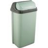 keeeper Cestino con Coperchio Scorrevole, 50 l, 39 x 29,5 x 67,5 cm, Rasmus, Verde (Nordic Green)