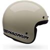 Bell casco vintage jet Magnum solid - vintage Bianco lucido