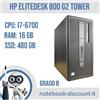 Hp EliteDesk 800 G2 PC DESKTOP Cpu i7-6700 Ram 16gb SSD 480 Gb Windows 11 Pro